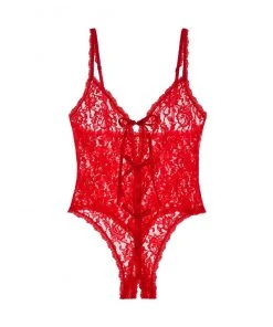 Hanky Panky Racy Open Gusset Keyhole Teddy And More