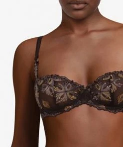Chantelle Champs Elysees Lace Demi Bra DD+ 3 Chantelle Champs Elysees Lace Demi Bra DD+