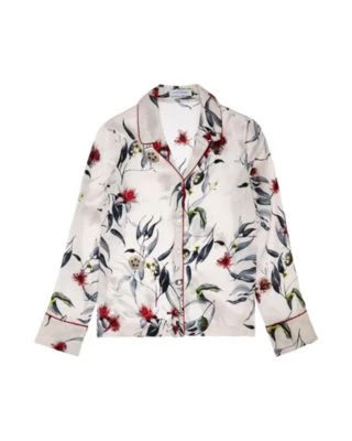 Violet & Wren Sale Trailing Guava Pyjama Shirt 2 Violet & Wren Sale Trailing Guava Pyjama Shirt