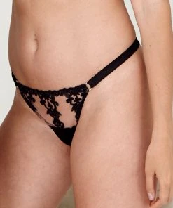 Fleur Of England Onyx Thong Underwear