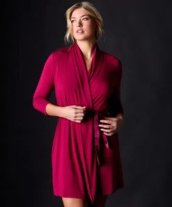 Fleur't Robe With Silk Ties