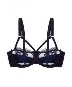 Fleur Of England Midnight Strap Balcony Bra DD+