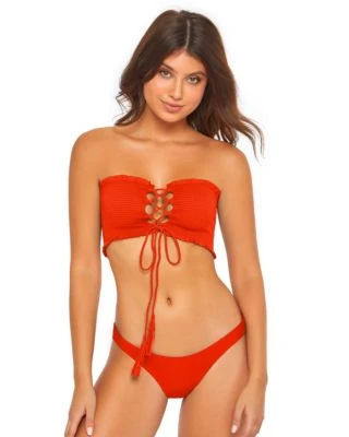 PilyQ Lust Basic Ruched Bikini Bottom Swimwear 1 PilyQ Lust Basic Ruched Bikini Bottom Swimwear