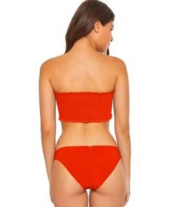 PilyQ Lust Basic Ruched Bikini Bottom Swimwear