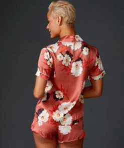 Violet & Wren Desert Bloom Short Sleeve Pyjama Shirt 6 Violet & Wren Desert Bloom Short Sleeve Pyjama Shirt