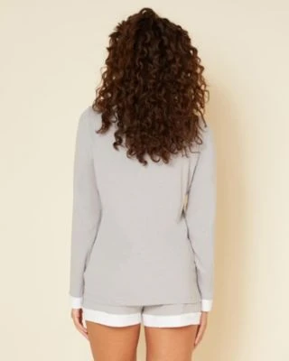 Cosabella Bella Bridal Long Sleeve Top & Boxer Pajama Set Cosabella 2 Cosabella Bella Bridal Long Sleeve Top & Boxer Pajama Set Cosabella