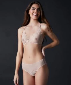 Natori Cherry Blossom Front Close Unlined Underwire Bra