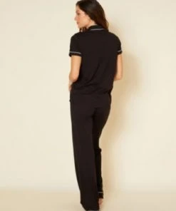 Cosabella Chevron Down Icon Bella Short Sleeve & Pant Set