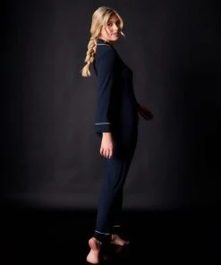 Journelle Lilly Long Sleeve & Pant Pajama Set Chevron Down Icon