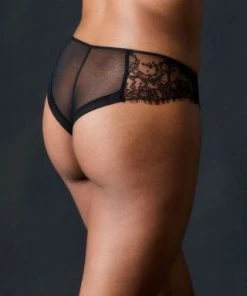 TeAmore Dusk Leavers Lace Brazilian Brief