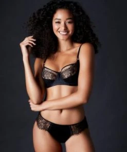 TeAmore Dusk Leavers Lace Brazilian Brief TeAmore