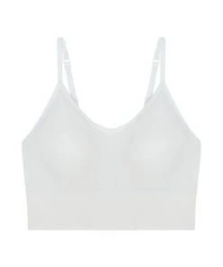 OnGossamer Bras Cabana Cotton Seamless Crop Cami Bralette