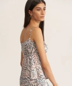 Else Sale Marble Silk Cami