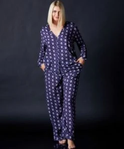 Hanro Woven Long Sleeve Pajama Shirt Sale