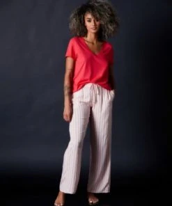 Hanro Chevron Down Icon Short Sleeve V-Neck Shirt 3 Hanro Chevron Down Icon Short Sleeve V-Neck Shirt