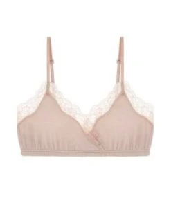 Only Hearts Sale Organic Cotton With Lace Wrap Bralette