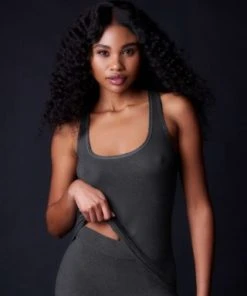 Collezione Privata Fine Rib Racerback Tank