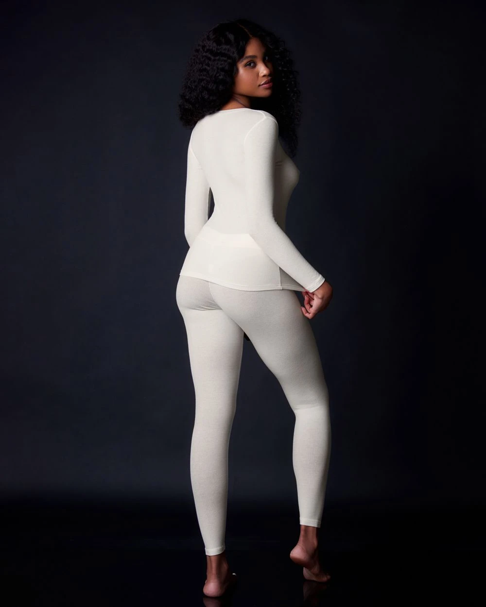 Collezione Privata Fine Rib Legging Collezione Privata Fine Rib Legging