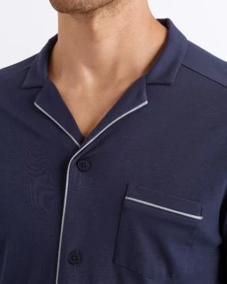 Hanro Night And Day Long Sleeve Men's Pajama 2 Hanro Night And Day Long Sleeve Men's Pajama