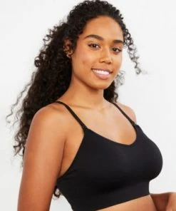 Motherhood Maternity Seamless Rib Knit Nursing Soft Bra