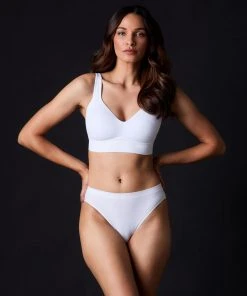 OnGossamer Cabana Cotton Seamless Built Up Wire Free Bra Bras