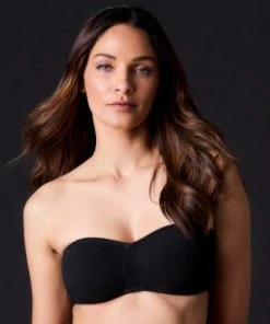 OnGossamer Cabana Cotton Bandeau Bralette Bras