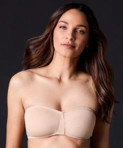OnGossamer Bras Cabana Cotton Bandeau Bralette