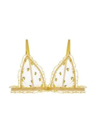 Le Petit Trou Citron Ruffled Triangle Bra Bras 4 Le Petit Trou Citron Ruffled Triangle Bra Bras
