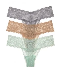 Cosabella Underwear Never Say Never Metallics Cutie 3 Pack
