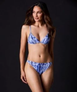 Solid & Striped Shibori Print Tati Bikini Bottom