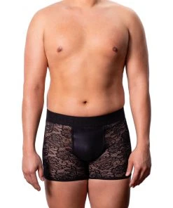 Menagerie Underwear Core Lace Boxer Brief