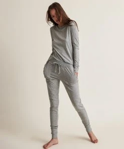 Skin Organic Pima Cotton Long Sleeve Tee Chevron Down Icon