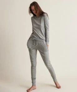 Organic Pima Cotton Skinny Pant Chevron Down Icon