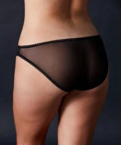 OnGossamer Underwear Solid Mesh Hip Bikini