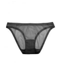 OnGossamer Underwear Solid Mesh Hip Bikini