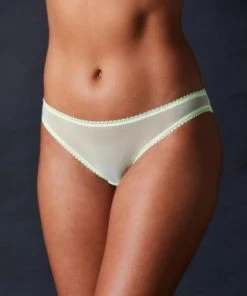 OnGossamer Solid Mesh Hip Bikini OnGossamer