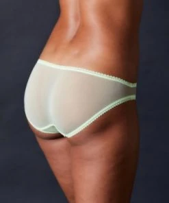 OnGossamer Solid Mesh Hip Bikini OnGossamer