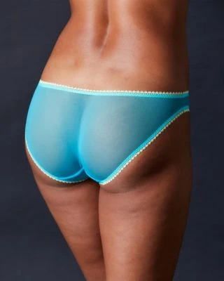 OnGossamer OnGossamer Solid Mesh Hip Bikini OnGossamer OnGossamer Solid Mesh Hip Bikini