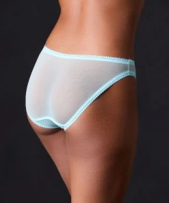 OnGossamer Underwear Solid Mesh Hip Bikini