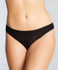 OnGossamer Solid Mesh Hip-G Thong Underwear