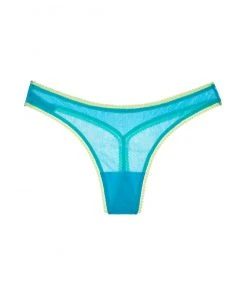 OnGossamer OnGossamer Solid Mesh Hip-G Thong