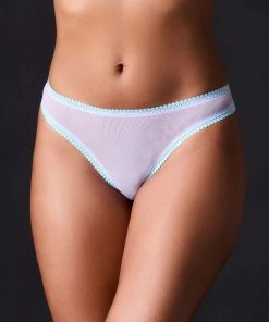 OnGossamer Solid Mesh Hip-G Thong