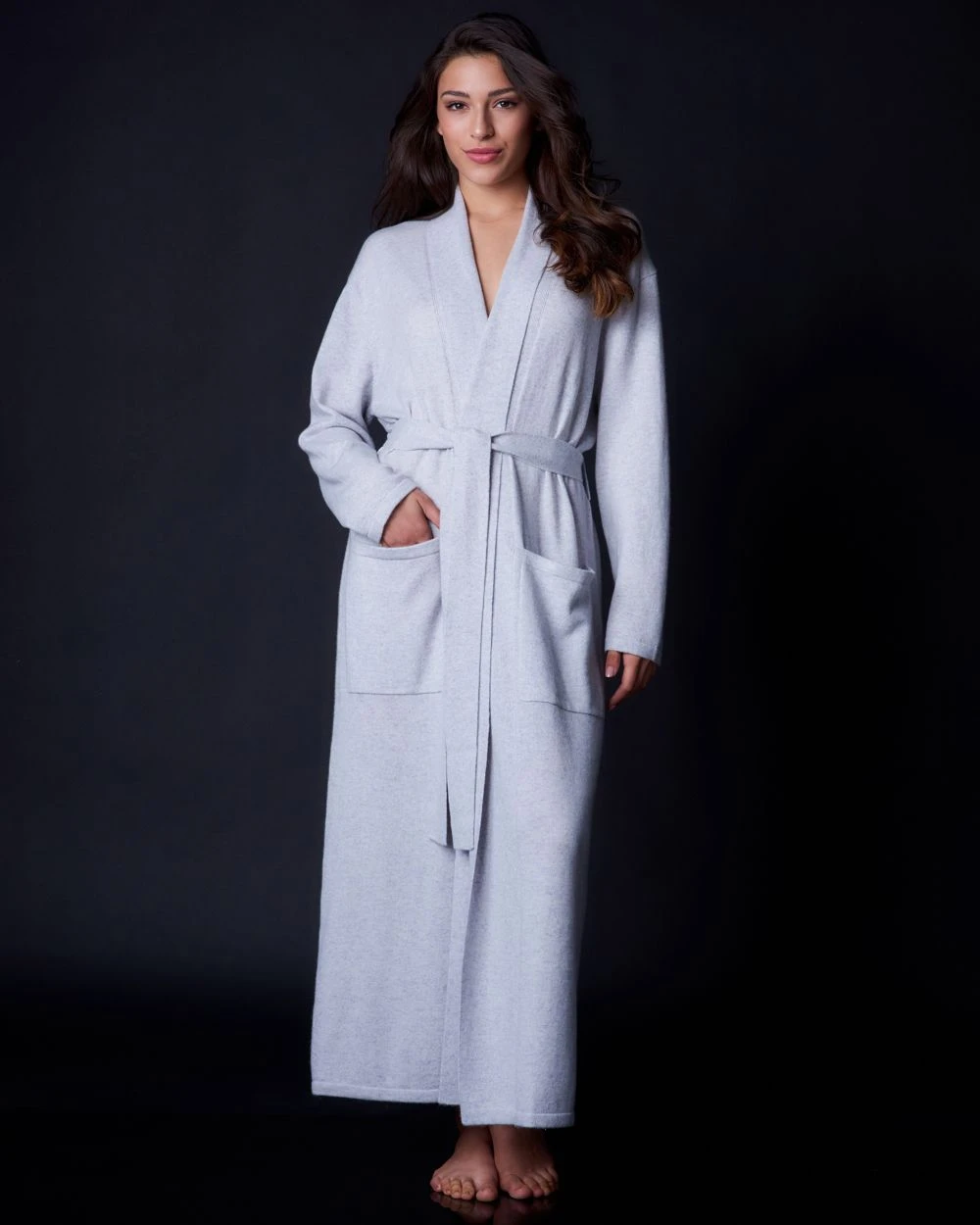 Arlotta Classic Collection Long Cashmere Robe 2 Arlotta Classic Collection Long Cashmere Robe