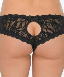 Hanky Panky Open Crotch Cheeky Hipster Boyshort
