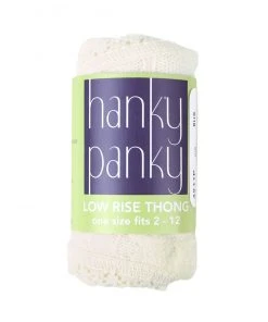 Hanky Panky Signature Lace Low-Rise Thong (Rolled) 2 Hanky Panky Signature Lace Low-Rise Thong (Rolled)