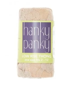 Hanky Panky Signature Lace Low-Rise Thong (Rolled)
