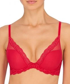 Natori Feathers Contour Plunge Bra